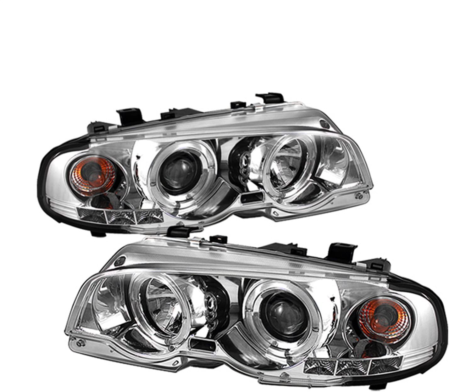 Spyder Auto 5008930 LED Halo Projector Headlights Chrome/Clear