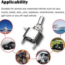 5pcs SPST LED Lighted Rocker Toggle Switch Linkstyle Marine Toggle Switch, On-Off LED Toggle Switch 12V 20A for Car RV Vehicles Truck Boat