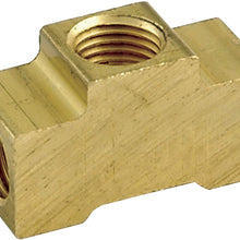 Allstar ALL50136-20 Brass 3/16" Inverted Flare Female Tee Brake Line Adapter Fitting, (Pack of 20)