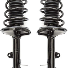 WIN-2X New 4pcs Front+Rear Right+Left Quick Complete Suspension Strut Shock & Coil Springs Assembly Kit Fit 93-02 Corolla Sedan 93-97 Geo Prizm 98-02 Chevy Prizm