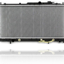 Radiator - PACIFIC BEST INC. For/Fit 00-00 Mitsubishi Eclipse Automatic Transmission 2.4/3.0L - Plastic Tank, Aluminum Core - MR431145