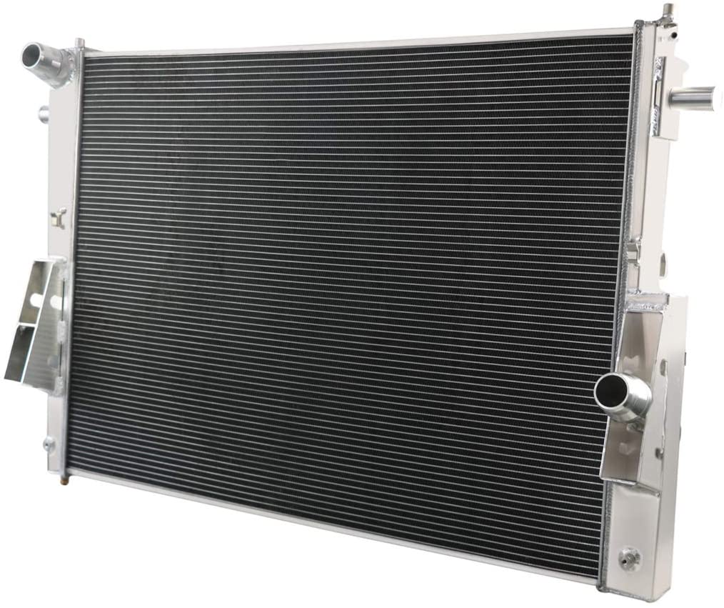 CoolingSky 4 Row All Aluminum Radiator for 2008-2010 Ford F250 /F350 /F450 Super Duty 6.4L Diesel Powerstroke Truck - Direct Replacement