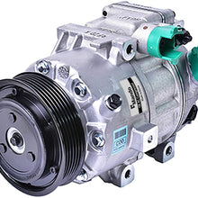 New Mando 10A1446 AC Compressor with Clutch Original Equipment (Pre-filled Oil)