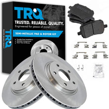 TRQ Front Brake Pad & Rotor Kit Set Premium Semi-Metallic for Chevy Pontiac