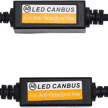 LiNKFOR 2 Packs LED Conversion Kit Canbus Error Free Resistor Headlight Canbus Error Free Anti Flickering Resistor Decoder for Ford Mazda Chevrolet Citroen Nissan