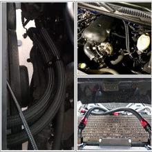 EVIL ENERGY 20Ft 6AN 3/8" Fuel Line Fitting Kit Nylon Braided CPE Oil Hose Universal Black