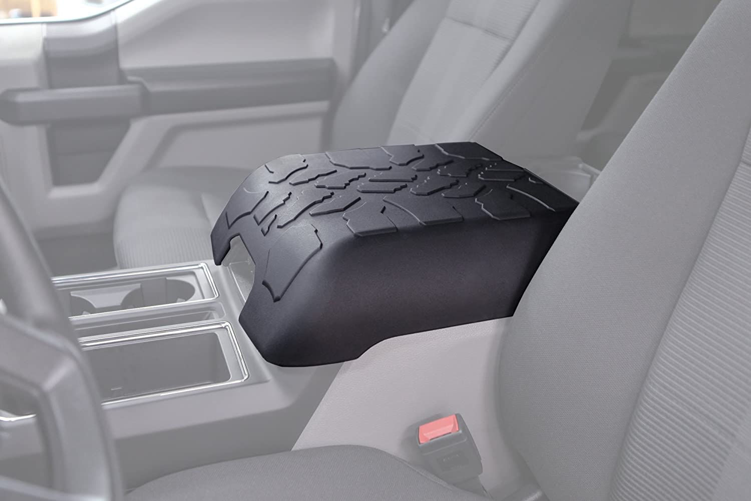 Boomerang Tire Tread Armpad for 2015-2020 Ford F150 - Center Console Armrest Cover