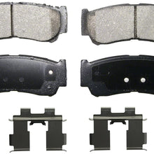 Wagner QuickStop ZD1297 Ceramic Disc Pad Set, Rear