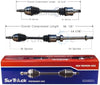 SurTrack Pair Set of 2 Front CV Axle Shafts For Mini R52 R53 Cooper 1.6l Manual 40mm I.B. Seal Diameter