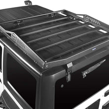 Seana Hard Top Roof Rack Cargo Luggage Carrier w/ 2X LED Lights Compatible with Jeep Wrangler JK 4 Doors (Exclude 2 Doors JK) 2007 2008 2009 2010 2011 2012 2013 2014 2015 2016 2017 2018