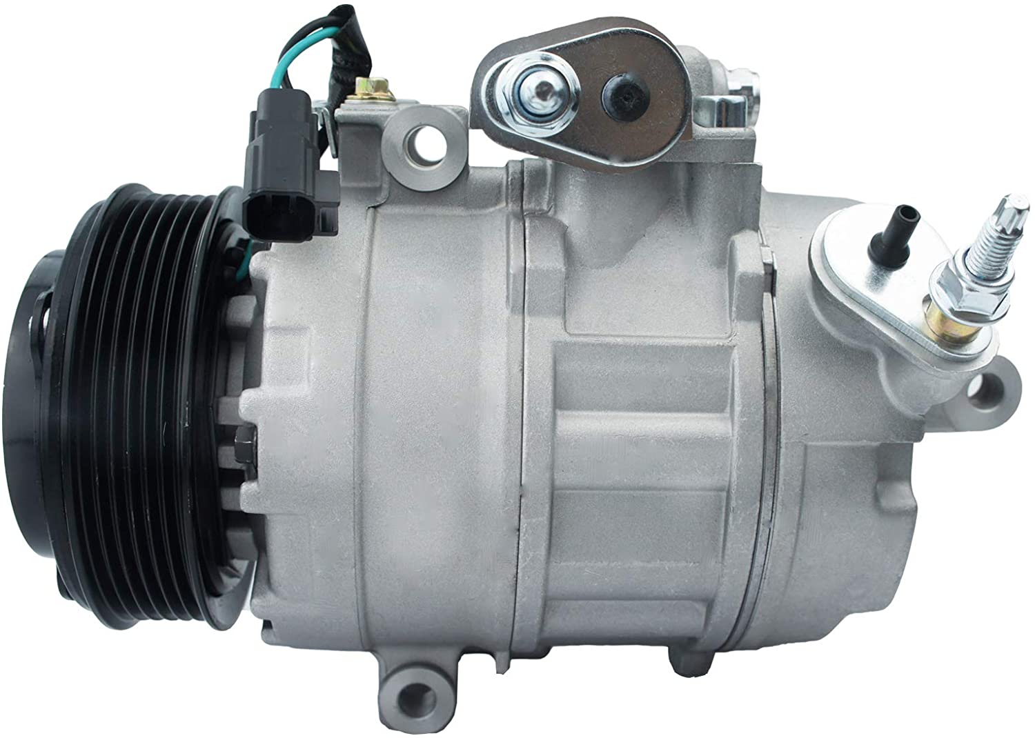 Puermto 1pc AC A/C Compressor & Clutch Compatible with 2011-2016 Explorer V6 3.5L& 25-16104G