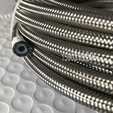 WHWEI AN3 3AN Double Stainless Steel Braided PTFE Lined Brake Hose Line Car Motorcycle Hydraulic Brake Fuel Line Hose 10M