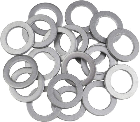 VOTEX - 20 Pack - M18 Aluminum Oil or Coolant Crush Washers/Drain Plug Seal Ring Gasket - MADE IN USA