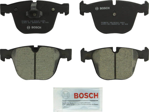 Bosch BC919 QuietCast Premium Ceramic Disc Brake Pad Set For Select Bentley Continental; BMW (i, Ci, Li) 535, 545, 550, 645, 650, 745, 750, 760, ActiveHybrid 7, Alpina B7, M3, M5, M6, X5, X6; Rear