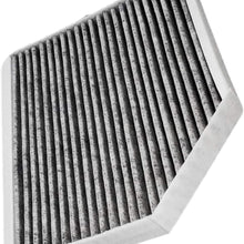 FUN-DRIVING Macrofiber Cabin Air Filter,Microfilter,Long-Fiber,Replacement for 64119237554/64119237555