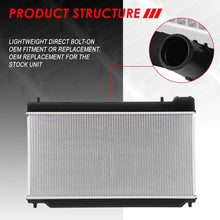 2955 OE Style Aluminum Core Cooling Radiator Replacement for Honda FIT AT 07-08