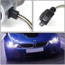 DNA Motoring HID-LED-LB-FAN-H4-HL Pair of LED Light Bulbs with Cooling Fan