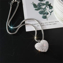 Clear Bling Car Rear View Mirror pendant White Crystal Heart-shaped Prism Hanging Car Home Decoration Suncatcher Car intertior Accessories for Women Car (Diamond Heart-shaped)