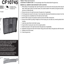 FRAM Fresh Breeze Cabin Air Filter Replacement for Car Passenger Compartment w/Arm and Hammer Baking Soda, Easy Install, CF8644A for Select Volkswagen and Audi Vehicles , white