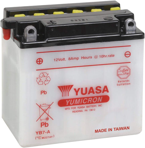 Yuasa YUAM227AY YB7-A Battery
