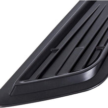 KJGHJ Bonnet Side Fender Car Vent Air Intake Hood Scoop Covers Decorative Bonnet Fit for Chevy 2016-2020 Camaro 1LT LS Car Styling Vent Cover Intake Grille (Color : Black)