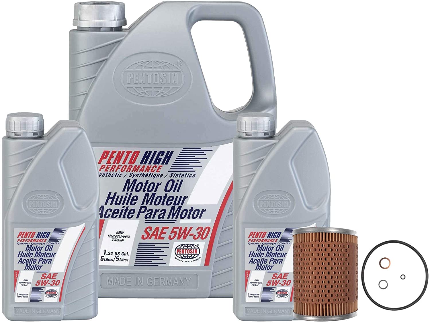 OEM 5W-30 High Performance 7 Liter Oil Change Kit For BMW