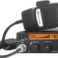 Midland 1001LWX 40 Channel Mobile CB with ANL, RF Gain, PA, and Weather Scan
