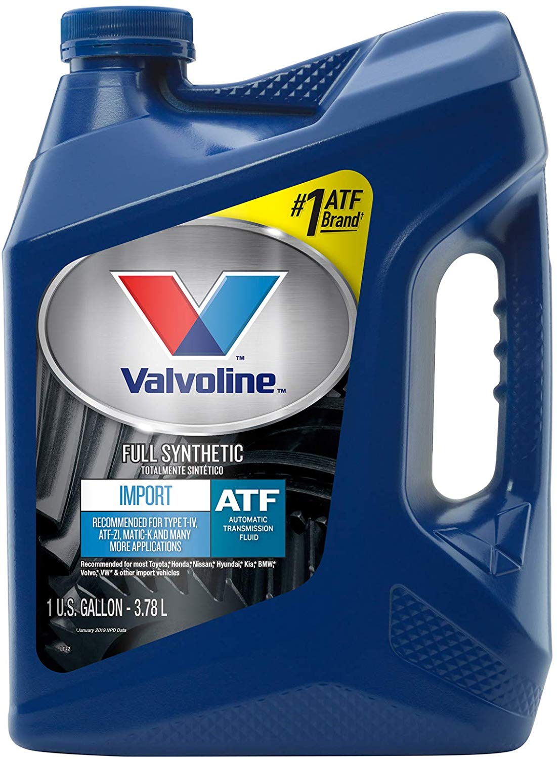 Valvoline Import Multi-Vehicle Automatic Transmission Fluid - 1gal (Case of 3) (820681-3PK)