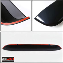 ICBEAMER 42.5" 1062mm Universal Fit Auto Sunroof Snow Guard Wind Waterproof Dark Smoke Deflector Visor