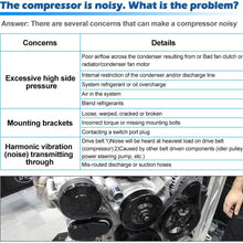 AUTEX AC Compressor and A/C Clutch CO 10778JC Compatible with Altima 2002 2003 2004 2005 2006 2.5L