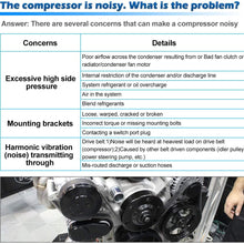 AUTEX AC Compressor & A/C Clutch Replacement CO 10541AC Replacement for Civic 2001 1.7L and Prelude 2.2L 1997 1998 1999 2000 2001# 38810P5M016 57878 77599 6512266 2004913AM
