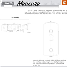 Classic Accessories Over Drive SkyShield Deluxe 5th Wheel Trailer Cover, Fits 33' - 37' Trailers - Water Repellent RV Cover (80-365-101801-EX)