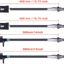 ECCPP Oxygen Sensors Upstream+Downstream O2 Sensors Fits 234-4018 234-4012 for 1996-1998 Chevrolet/Chevy/GMC C/K1500 4PCS
