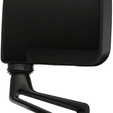 Dependable Direct Left Driver Side Black Non-Heated Folding Door Mirror for Jeep Wrangler (1994 1995 1996 1997 1998 1999 2000 2001 2002) - CH1320296