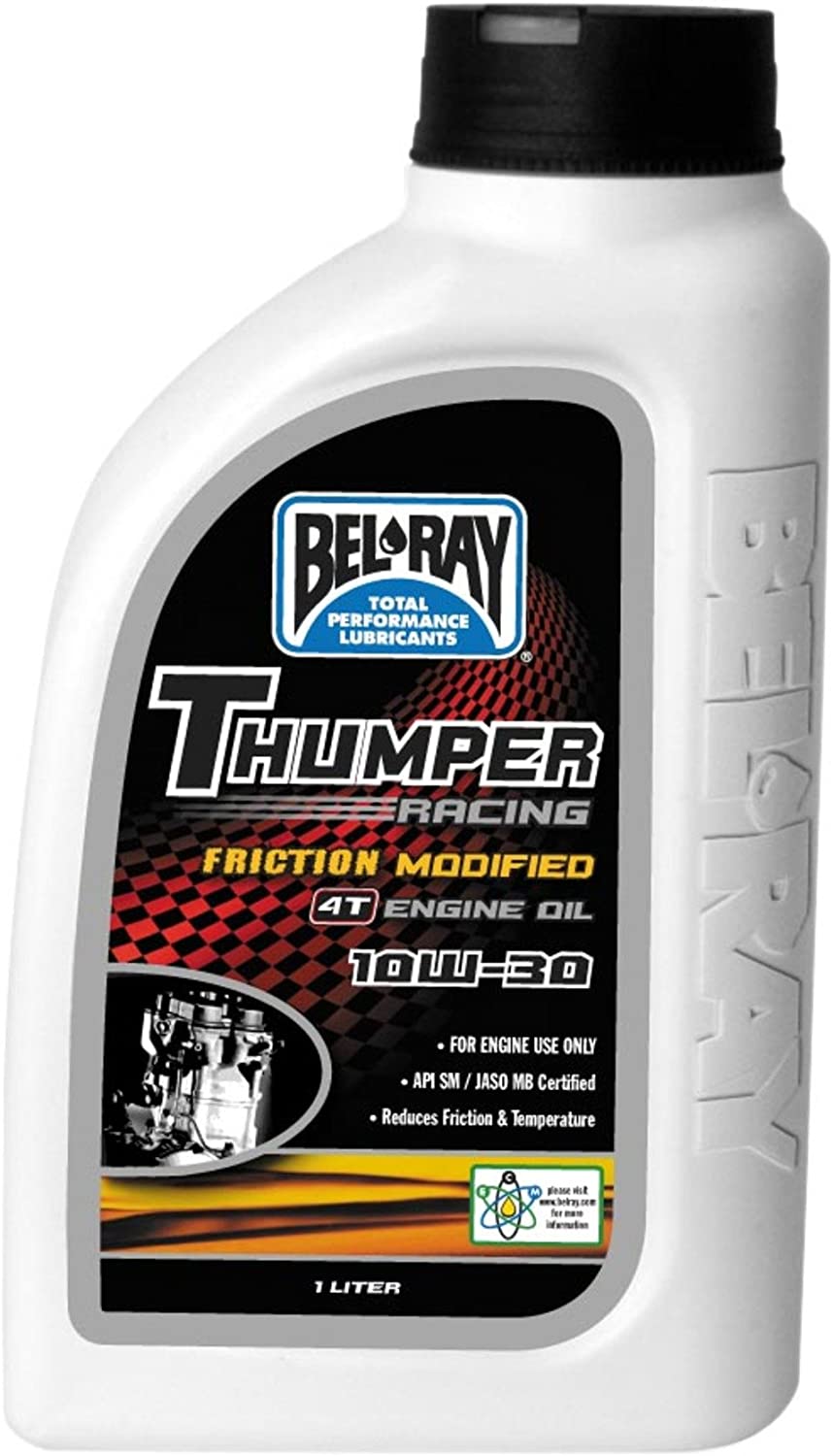 Bel-Ray Thumper Friction Modified Racing 4T Engine Oil - 10W40-1L. 99220-B1LW (1)
