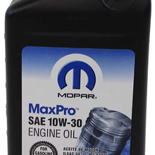 Genuine Chrysler Accessories (4761839MB) SAE 10W-30 Mopar Engine Oil - 1 Quart Bottle