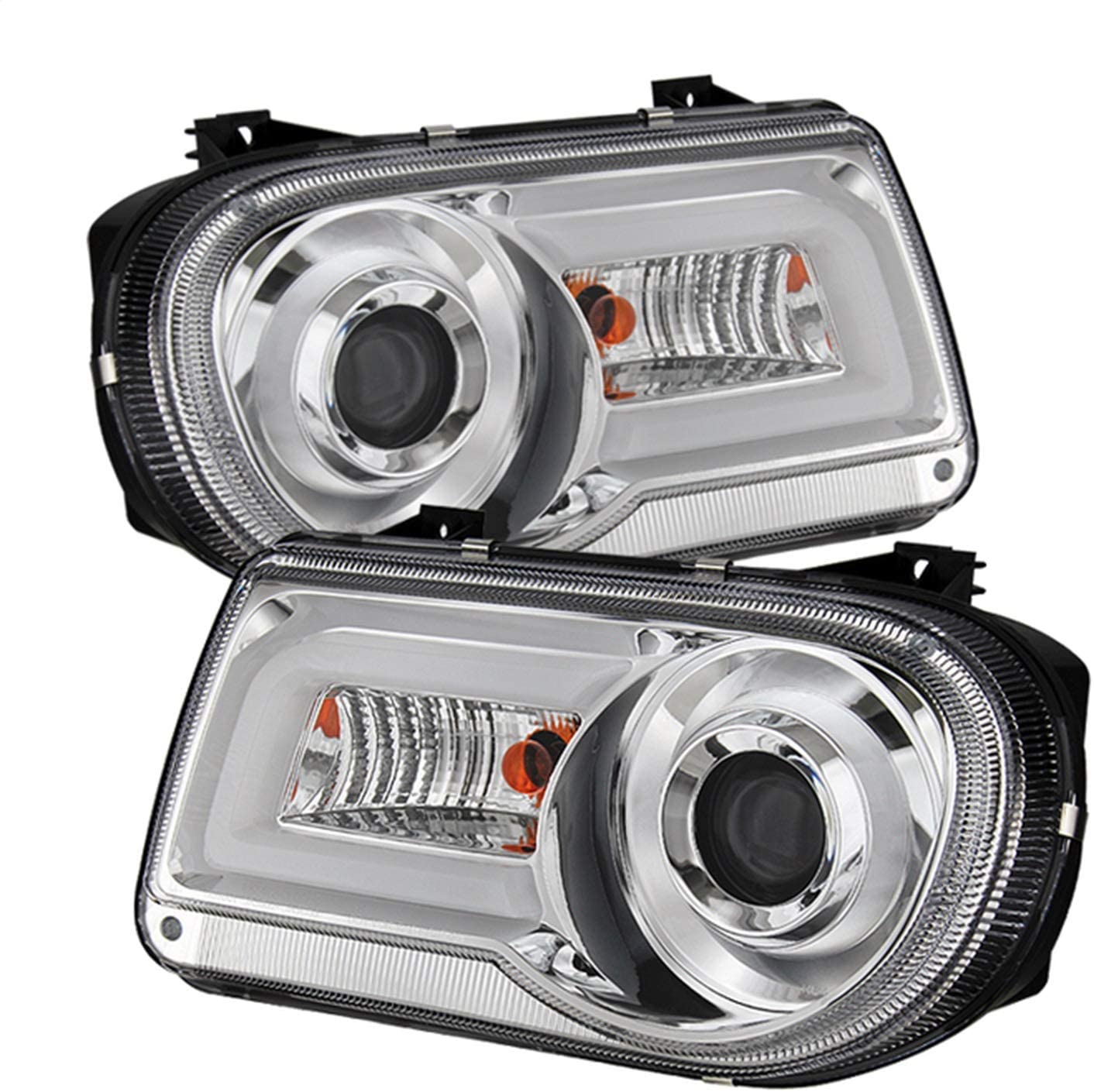 Spyder Auto 5075666 Projector Style Headlights Chrome/Clear