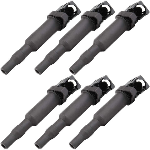 OCPTY Set of 6 Ignition Coils Compatible with OE: UF592 5C1695 Fit for BMW Mini Cooper 2006-2013