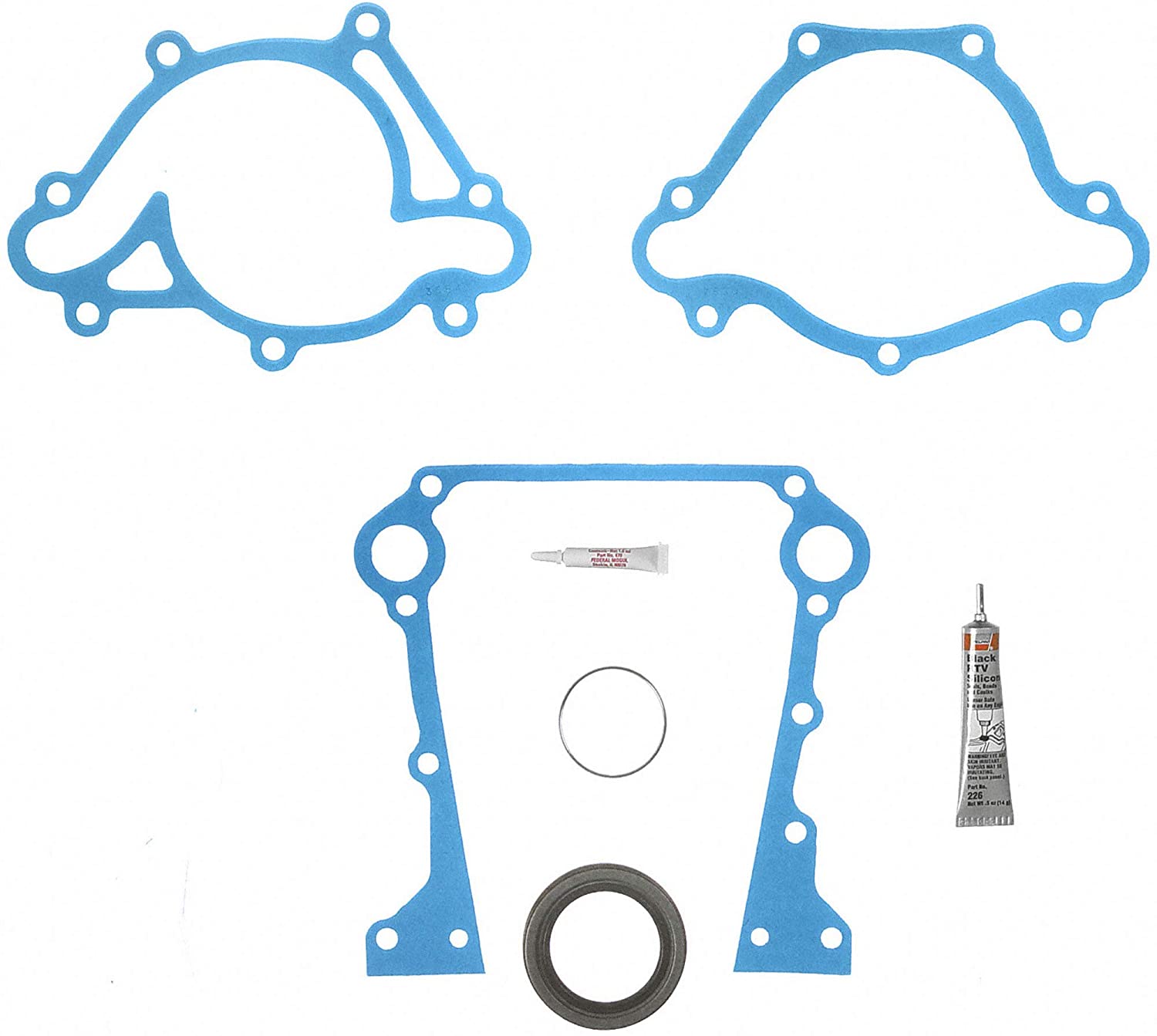 Fel-Pro TCS 45949 Timing Cover Gasket Set with Repair Sleeve