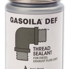 Gasoila DE04 DEF Diesel Exhaust Thread Sealant, 1/4 Pint Brush