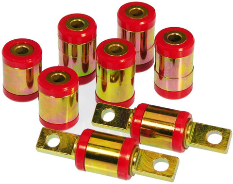 Prothane 8-306 Red Rear Upper and Lower Control Arm Bushing Kit