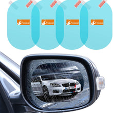 4 PCS Rainproof Car Rear View Mirror Film, Foseal Side Mirror Film Drive Safely HD Clear Nano Coating waterproof Films Anti-scratch Protector for SUV Car Mirrors Side Windows, Oval (5.31"x3.74")