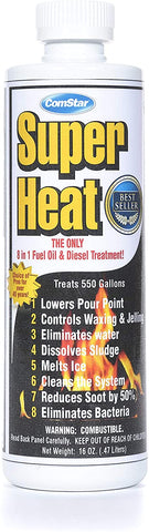 ComStar 60-130 Super Heat 8-In-1 Heating and Fuel Oil Treatment, 16 oz
