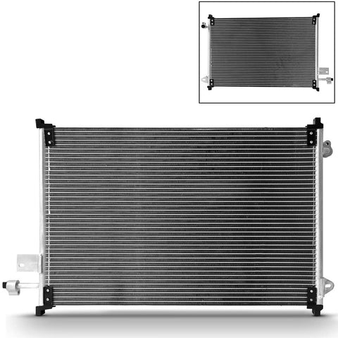 For NEW 7-3362 Aluminum A/C AC Condenser Replacement For 2005-2009 Ford Mustang 4.0L 4.6L 5.4L V6 V8