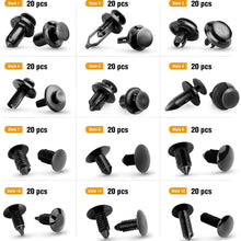 GOOACC 240PCS Bumper Retainer Clips Car Plastic Rivets Fasteners Push Retainer Kit Most Popular Sizes Auto Push Pin Rivets Set -Door Trim Panel Fender Clips for GM Ford Toyota Honda Chrysler