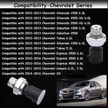 Engine Oil Pressure Sensor - Replaces 12673134, 12585328, 926-041 - Compatible with Chevy Silverado, Suburban 2500, Tahoe, Impala, Trailblazer, GMC Yukon, Sierra 1500, Savana