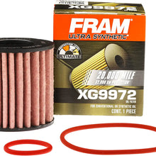FRAM Ultra Synthetic Automotive Replacement Oil Filter, Designed for Synthetic Oil Changes Lasting up to 20k Miles, XG9972 (Pack of 1)