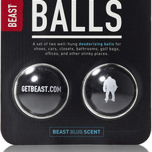 Beast Balls - Deodorizing Balls for Shoes Cars Closets Offices Gym Bags Bathrooms Sneakers Boots Lockers Air Fresheners - Beast Blue Long Lasting Premium Natural Scent by Tame the Beast