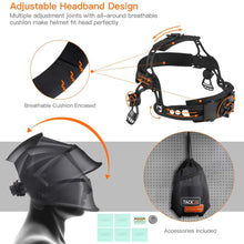 TACKLIFE Welding Helmet, Large Viewing Area(3.94"x2.87"), Top Optical Clarity (1/1/1/1), Wide Shade Range DIN 3/3-8/9-13, Solar Power Auto Darkening, 4 Arc Sensor for TIG MIG MMA Plasma - PAH03D