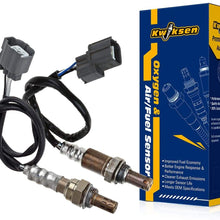 Kwiksen Upstream and Downstream Oxygen O2 Sensor 1 and Sensor 2 Air Fuel Ratio Replacement for Honda CR-V L4 2.4L 2005-2006(2 Packs)